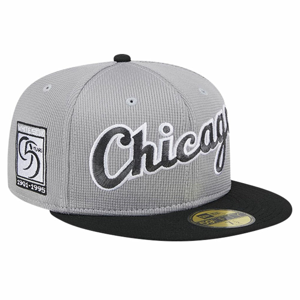 Chicago White Sox Pivot Mesh 59FIFTY Fitted Hat Gray
