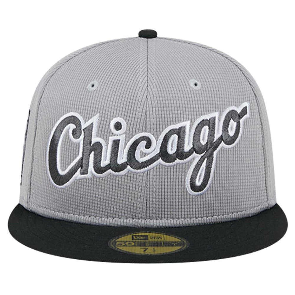 Chicago White Sox Pivot Mesh 59FIFTY Fitted Hat Gray