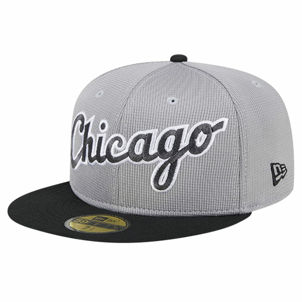 Chicago White Sox Pivot Mesh 59FIFTY Fitted Hat Gray