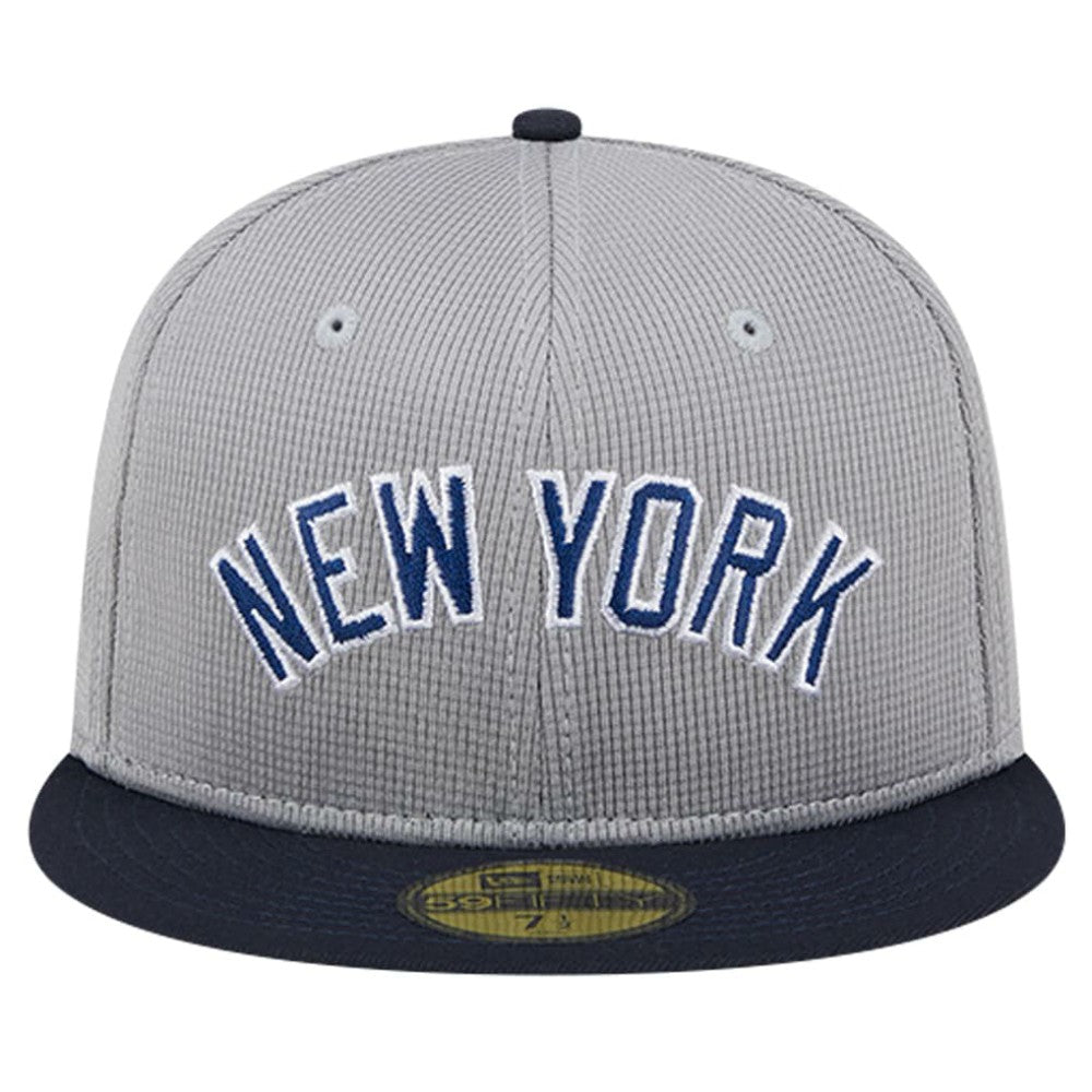 New York Yankees Pivot Mesh 59FIFTY Fitted Hat Gray