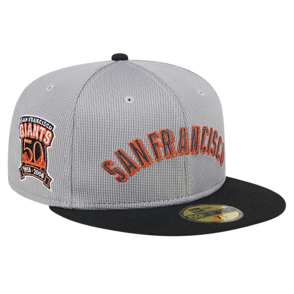 San Francisco Giants Pivot Mesh 59FIFTY Fitted Hat Gray