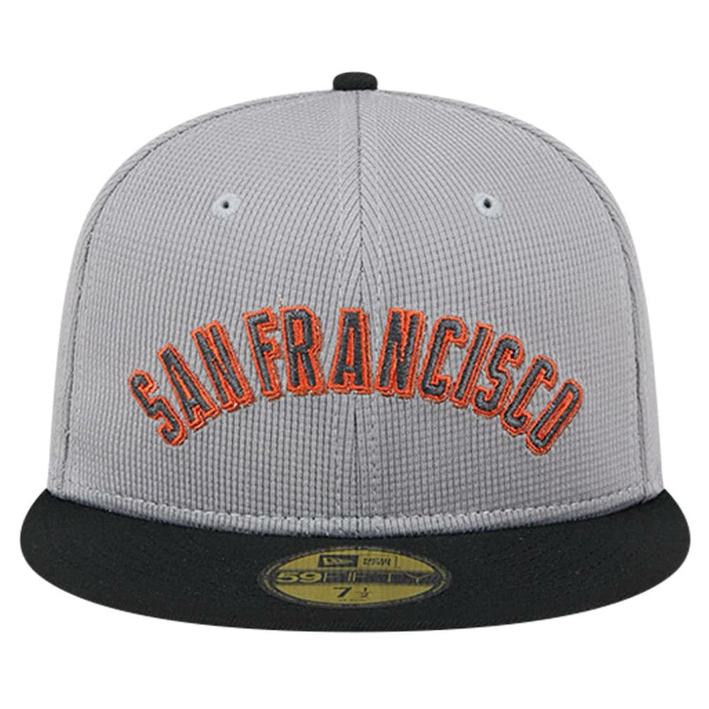 San Francisco Giants Pivot Mesh 59FIFTY Fitted Hat Gray