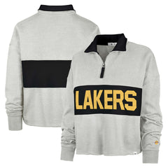 Los Angeles Lakers '47 Women's Breakthrough Remi Quarter-Zip Jacket - Heather Gray online