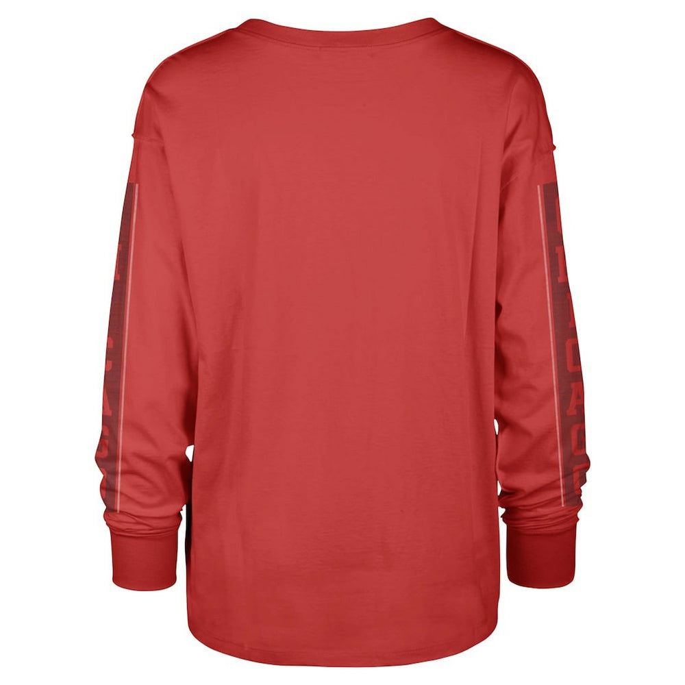 Chicago Bulls '47 Women's Tomcat Long Sleeve T-Shirt sale - Red for sale