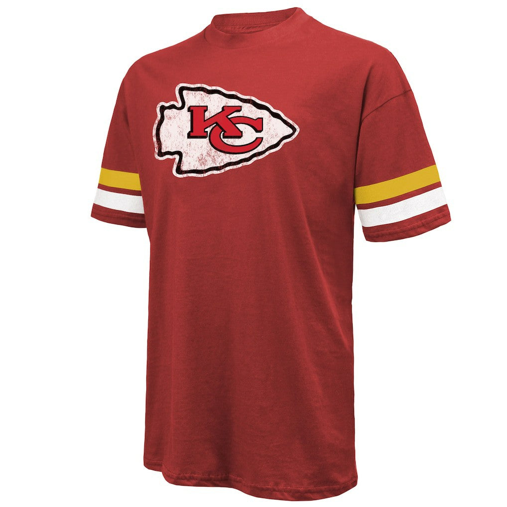 Travis Kelce Kansas City Chiefs Majestic Threads Name & Number Oversized Fit T-Shirt - Red discount