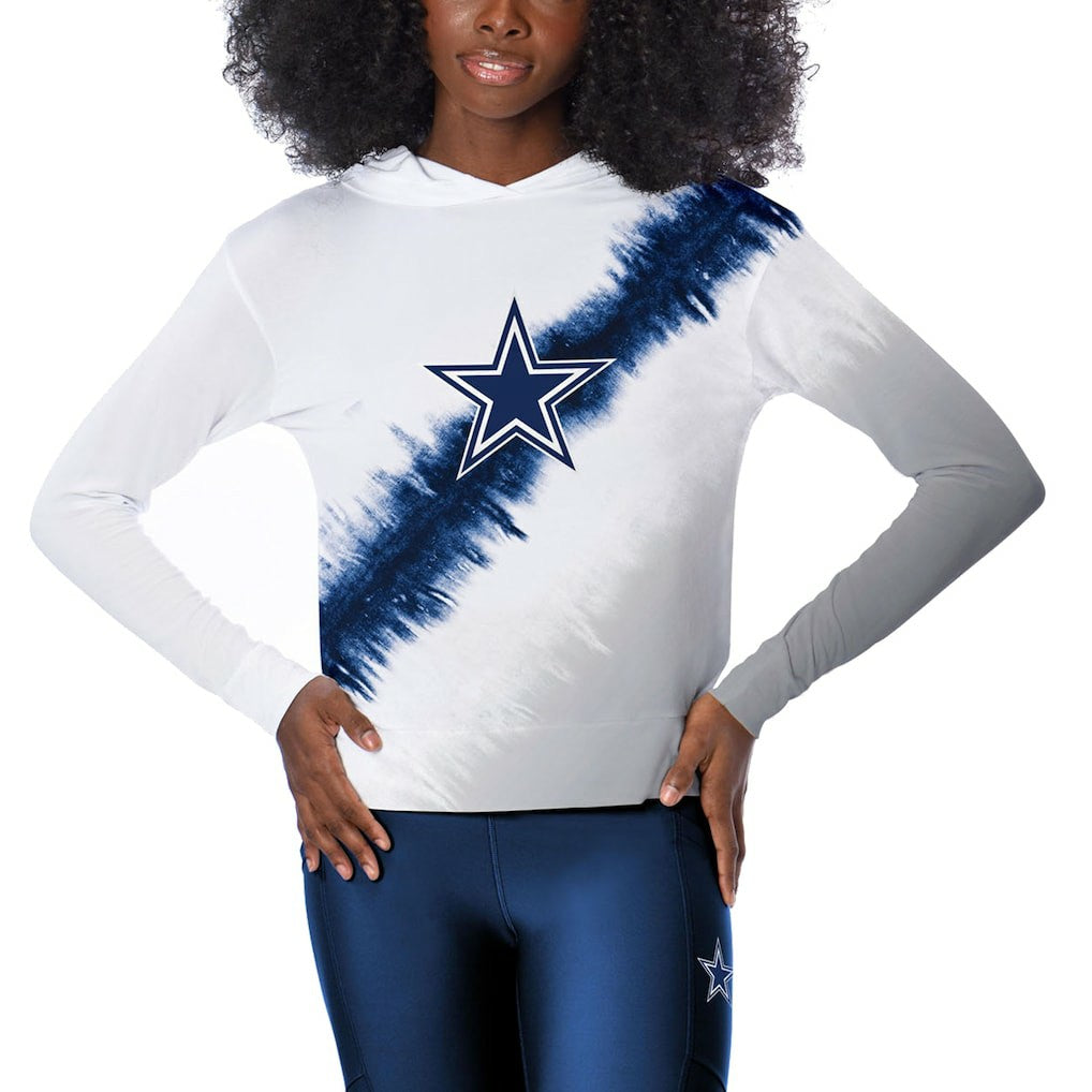Dallas Cowboys Certo Women's Rundown Lightweight Pullover Hoodie - White cheap