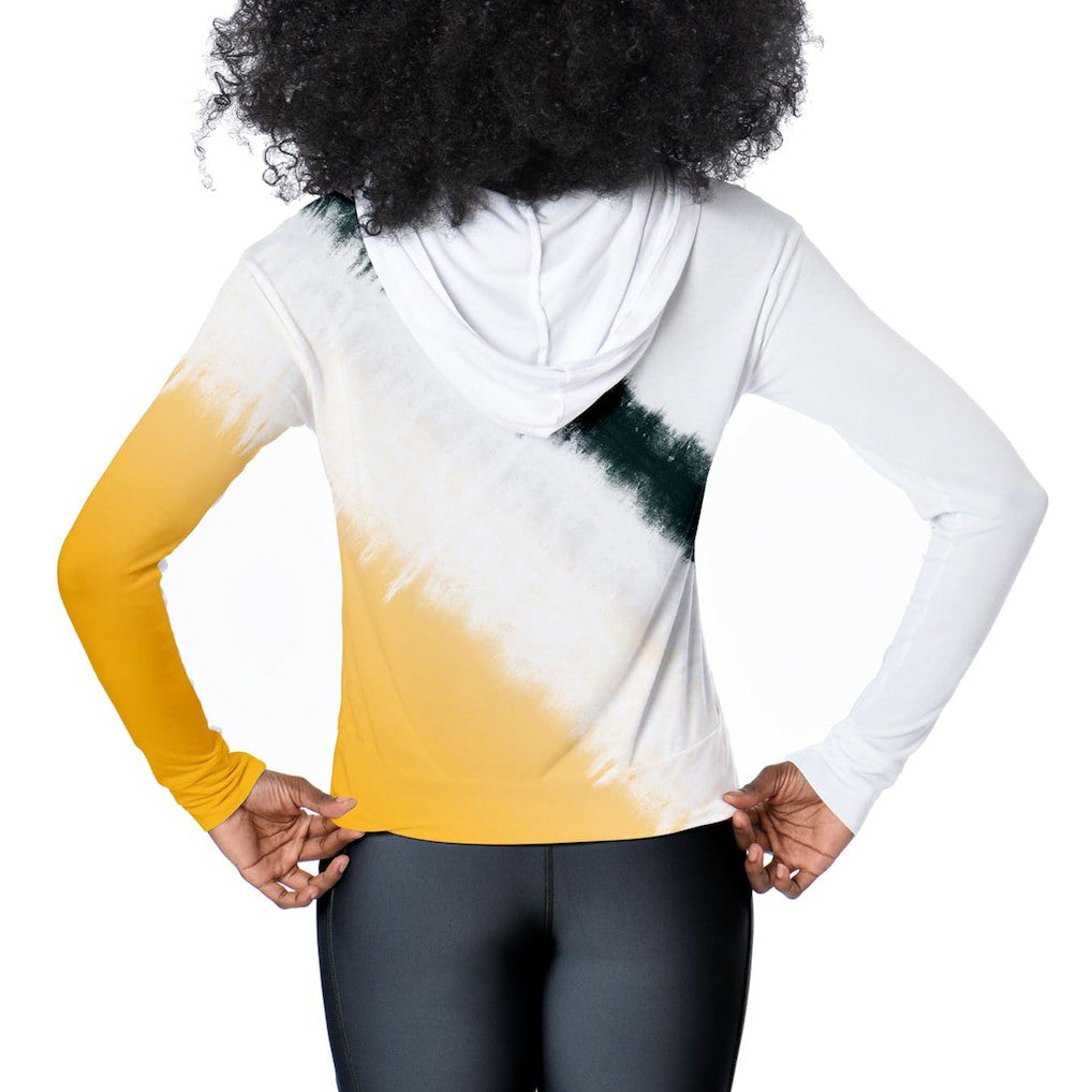 Green Bay Packers Certo Women's Rundown Lightweight Pullover Hoodie - White cheap