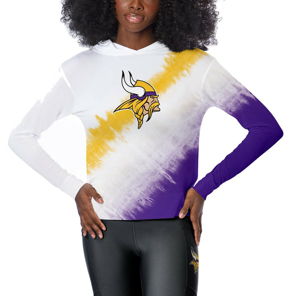 Minnesota Vikings Certo Women's Rundown Lightweight Pullover Hoodie - White outlet