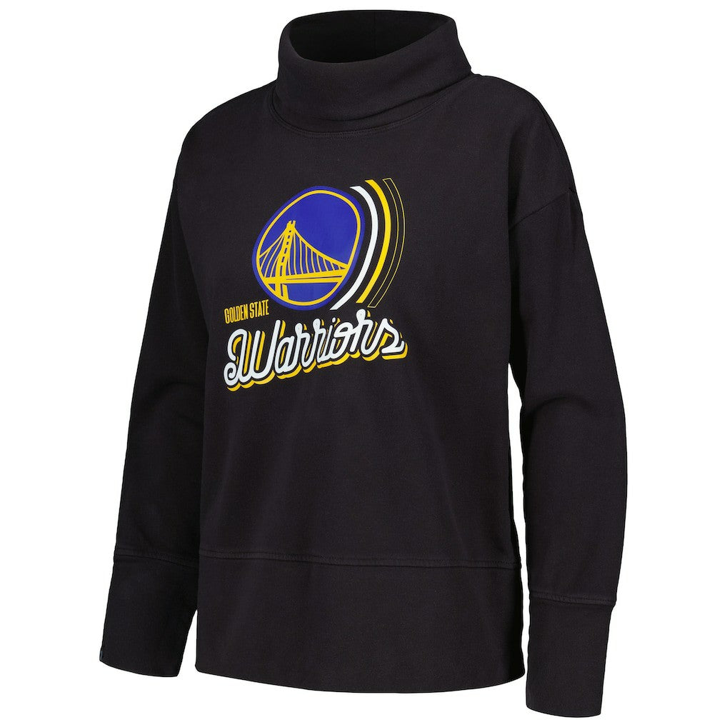 Golden State Warriors Levelwear Women's Sunset Pullover Sweatshirt sale - Black outlet