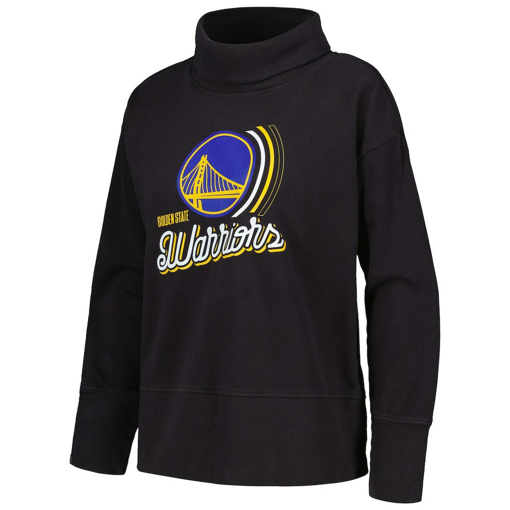 Golden State Warriors Levelwear Women's Sunset Pullover Sweatshirt sale - Black outlet