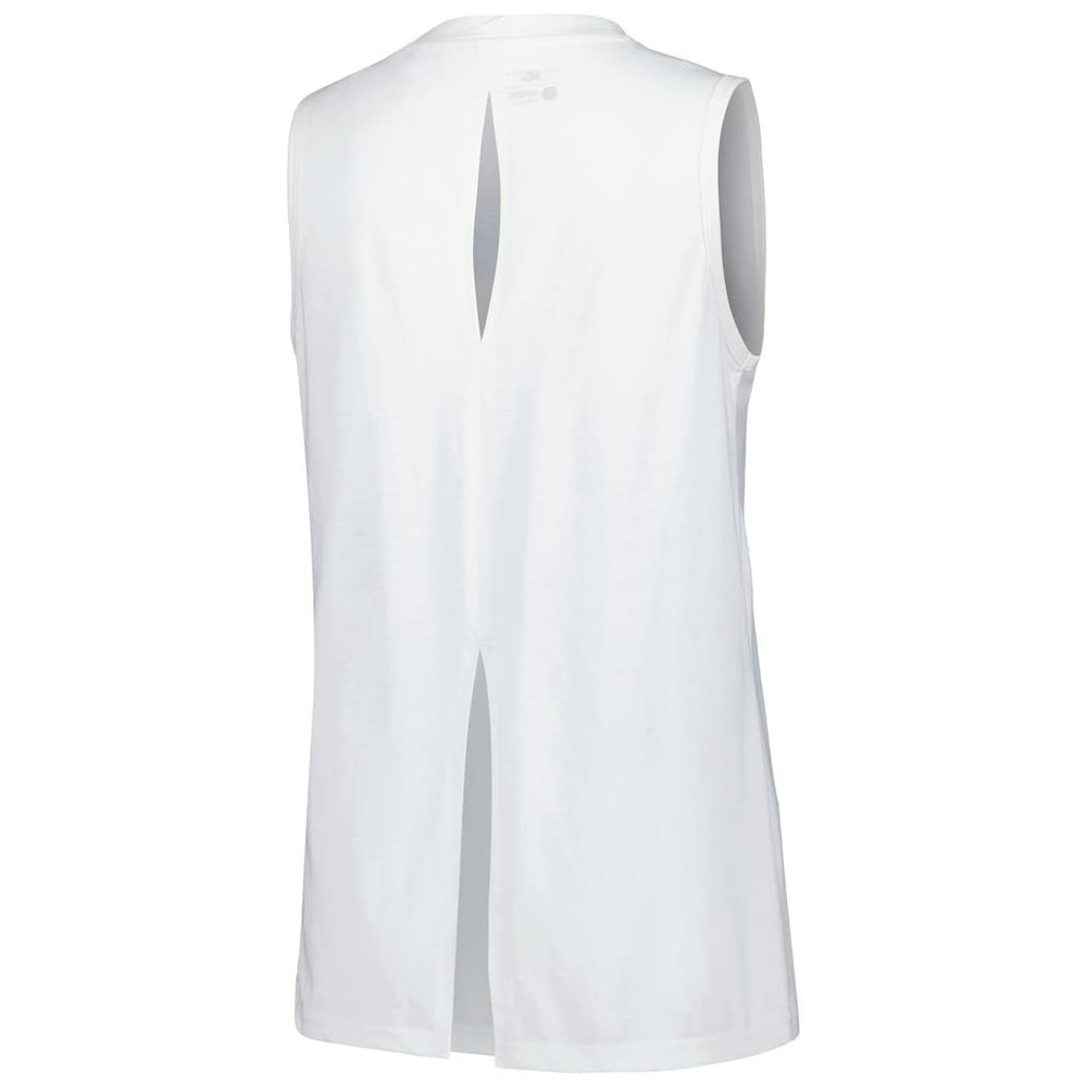Dallas Mavericks Levelwear Women's Paisley Peekaboo Tank Top sale - White shop