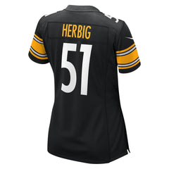 Nick Herbig Pittsburgh Steelers Women's Game Jersey - Black cheap