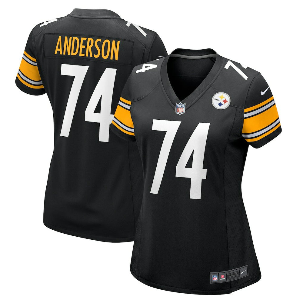 Spencer Anderson Pittsburgh Steelers Women's Game Jersey - Black for sale