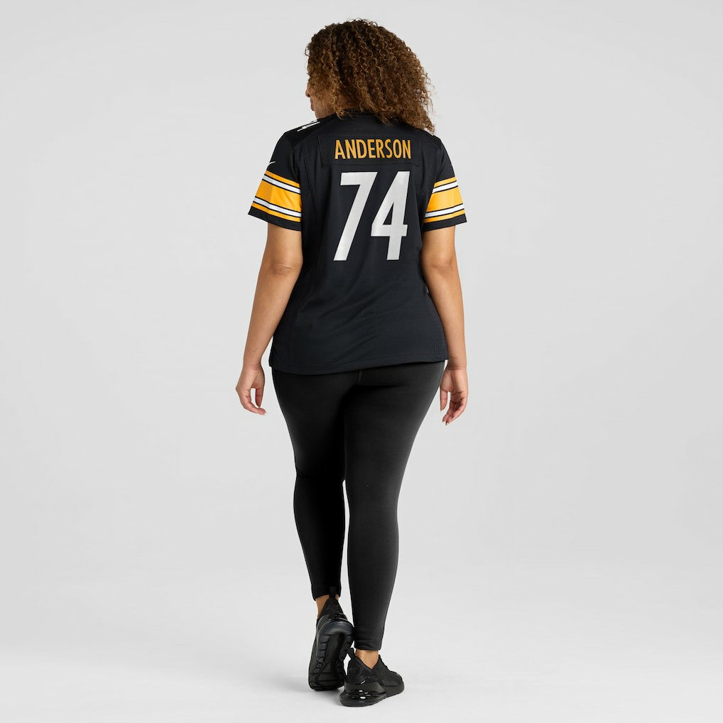 Spencer Anderson Pittsburgh Steelers Women's Game Jersey - Black for sale