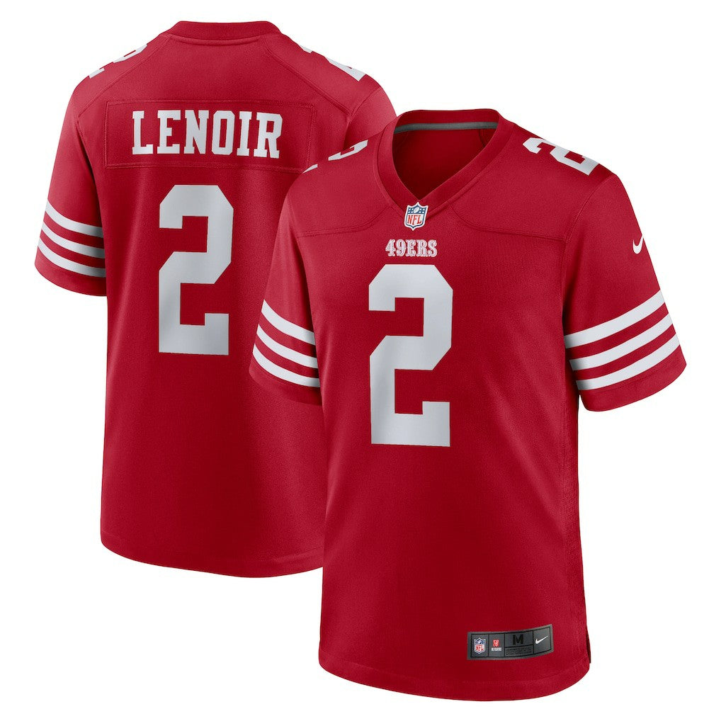 Deommodore Lenoir San Francisco 49ers Game Jersey - Scarlet cheap