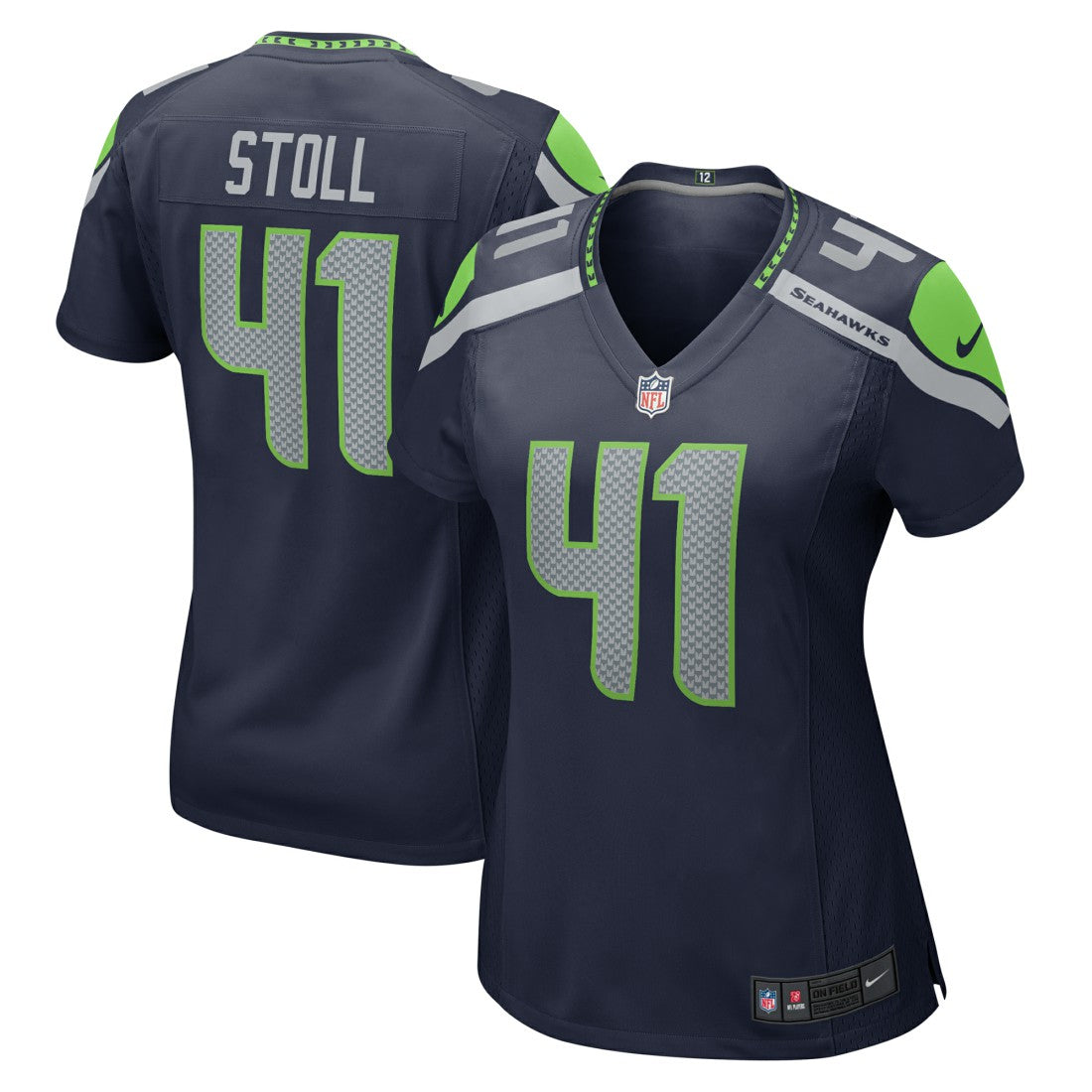 Chris Stoll Seattle Seahawks Women's Team Game Jersey - College College Navy for sale