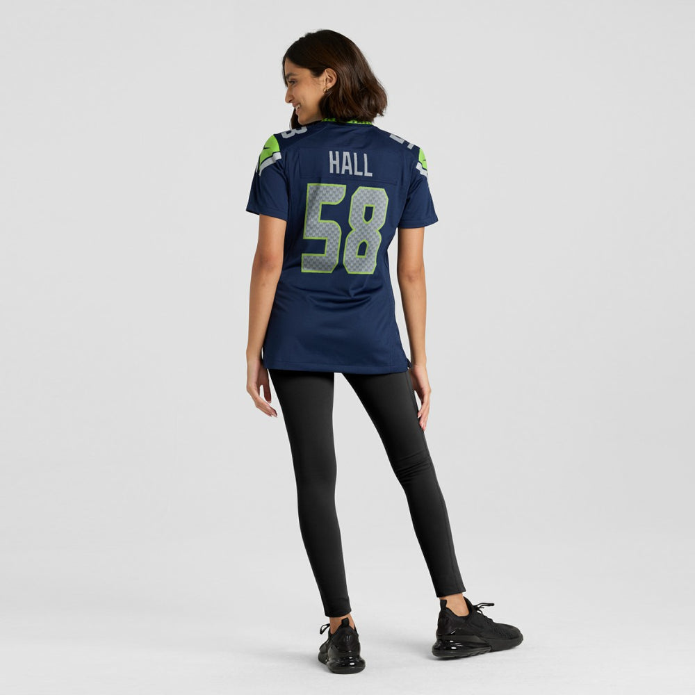 Derick Hall Seattle Seahawks Women's Team Game Jersey - College College Navy on sale