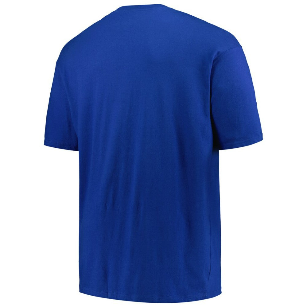 Tampa Bay Lightning Profile Big & Tall Arch Over Logo T-Shirt - Blue T-shirts