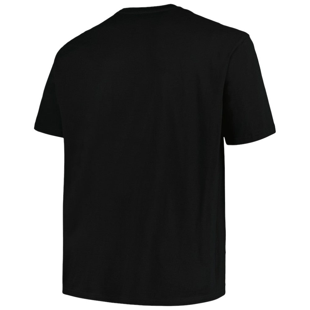 Pittsburgh Penguins Profile Big & Tall Arch Over Logo T-Shirt - Black T-shirts