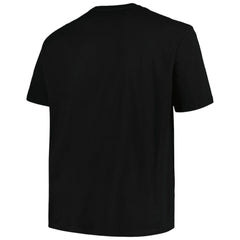 Pittsburgh Penguins Profile Big & Tall Arch Over Logo T-Shirt - Black T-shirts