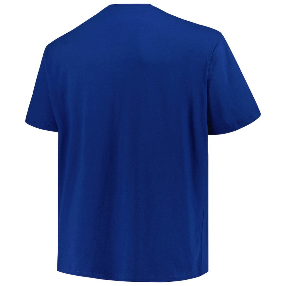 New York Rangers Profile Big & Tall Arch Over Logo T-Shirt - Blue T-shirts