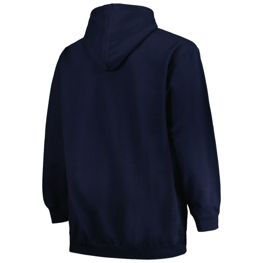 Seattle Kraken Profile Big & Tall Arch Over Logo Pullover Hoodie - Deep Sea Blue Hoodies