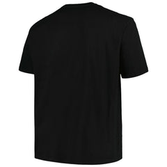 Boston Bruins Profile Big & Tall Arch Over Logo T-Shirt - Black T-shirts