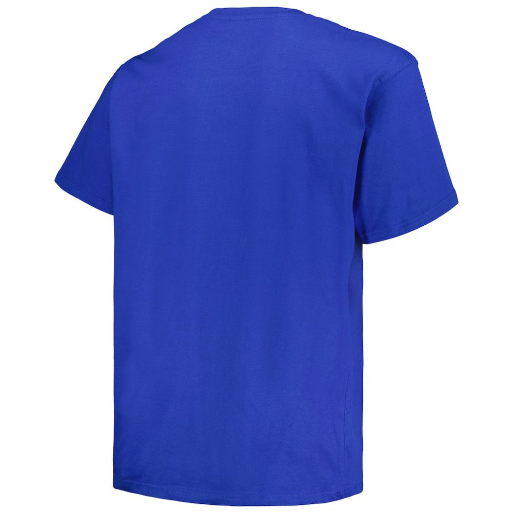 St. Louis Blues Profile Big & Tall Arch Over Logo T-Shirt - Blue T-shirts
