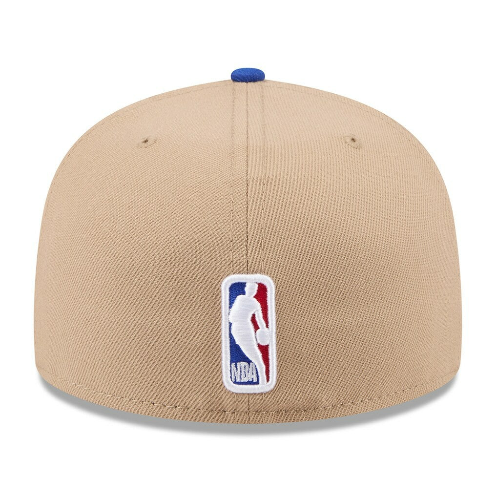 Philadelphia 76ers 2024 NBA Draft 59FIFTY Fitted Hat - Tan/Royal shop