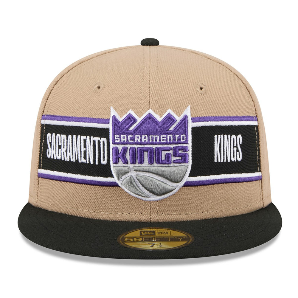 Sacramento Kings 2024 NBA Draft 59FIFTY Fitted Hat - Tan/Black discount