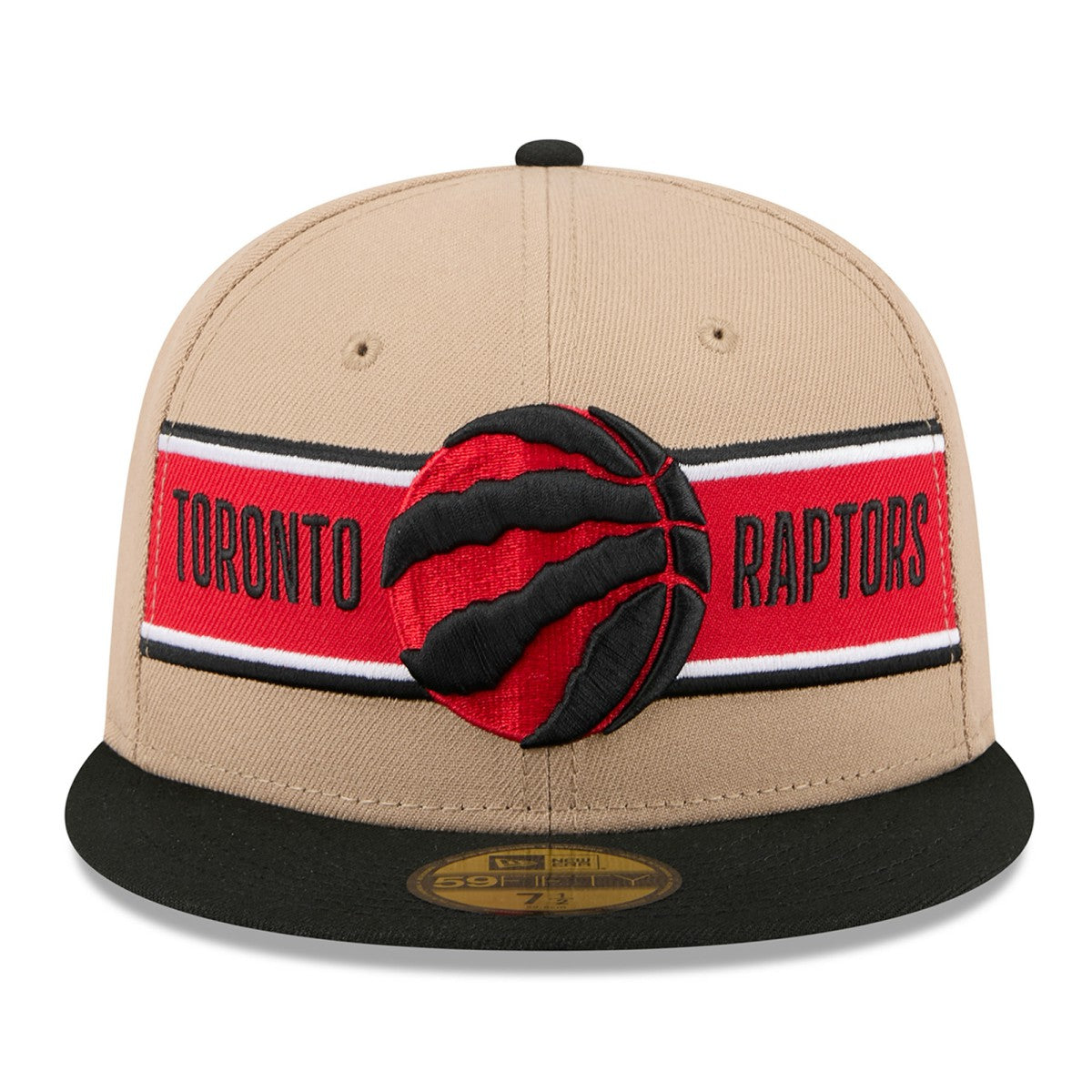 Toronto Raptors 2024 NBA Draft 59FIFTY Fitted Hat - Tan/Black for sale