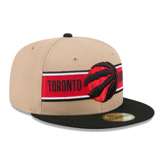 Toronto Raptors 2024 NBA Draft 59FIFTY Fitted Hat - Tan/Black for sale