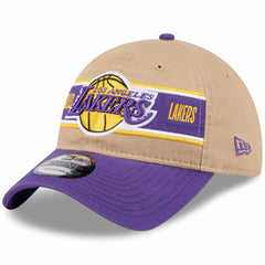 Los Angeles Lakers 2024 NBA Draft 9TWENTY Adjustable Hat - Tan/Purple outlet