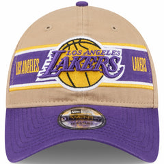 Los Angeles Lakers 2024 NBA Draft 9TWENTY Adjustable Hat - Tan/Purple outlet