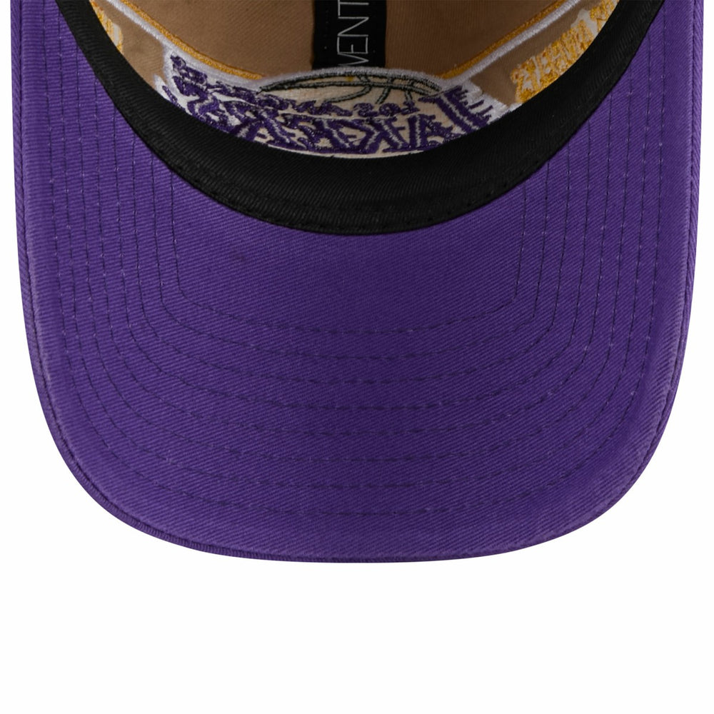 Los Angeles Lakers 2024 NBA Draft 9TWENTY Adjustable Hat - Tan/Purple outlet