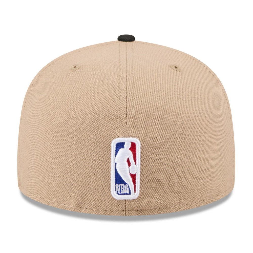 Miami Heat 2024 NBA Draft 59FIFTY Fitted Hat - Tan/Black on sale