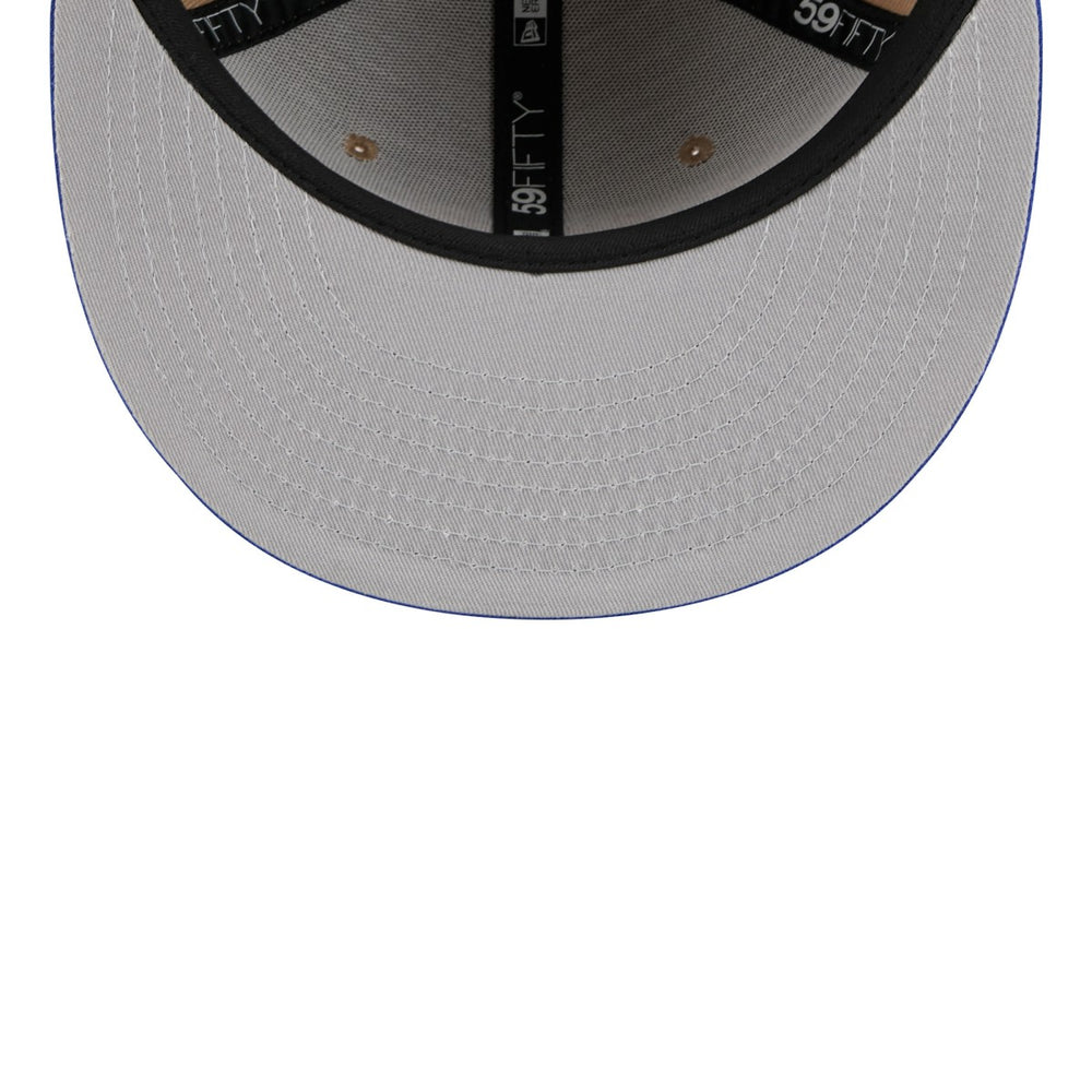 New York Knicks 2024 NBA Draft 59FIFTY Fitted Hat - Tan/Blue discount