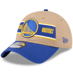 Golden State Warriors 2024 NBA Draft 9TWENTY Adjustable Hat sale - Tan/Royal discount