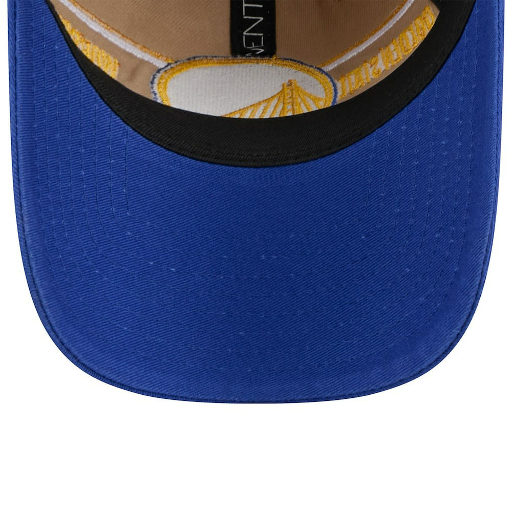Golden State Warriors 2024 NBA Draft 9TWENTY Adjustable Hat sale - Tan/Royal discount