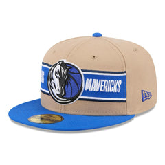 Dallas Mavericks 2024 NBA Draft 59FIFTY Fitted Hat sale - Tan/Blue discount