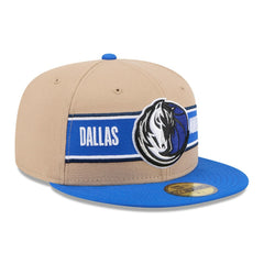 Dallas Mavericks 2024 NBA Draft 59FIFTY Fitted Hat sale - Tan/Blue discount