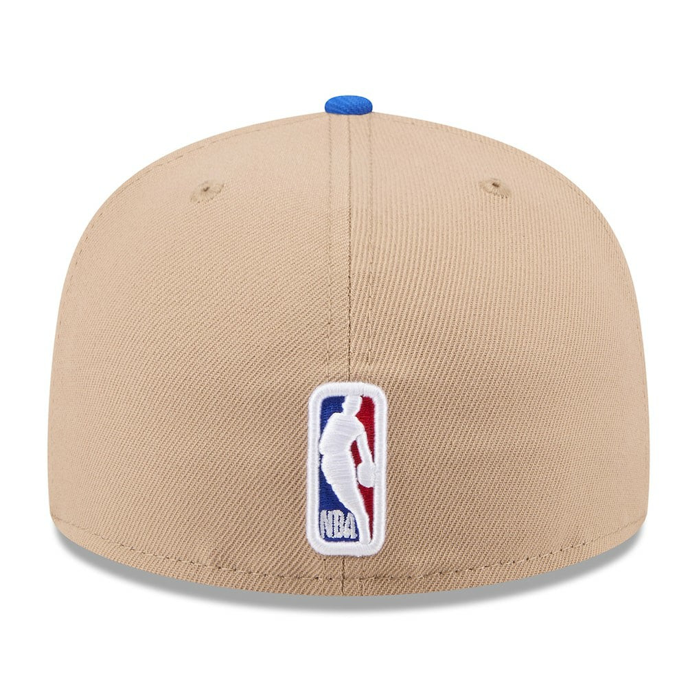 Dallas Mavericks 2024 NBA Draft 59FIFTY Fitted Hat sale - Tan/Blue discount