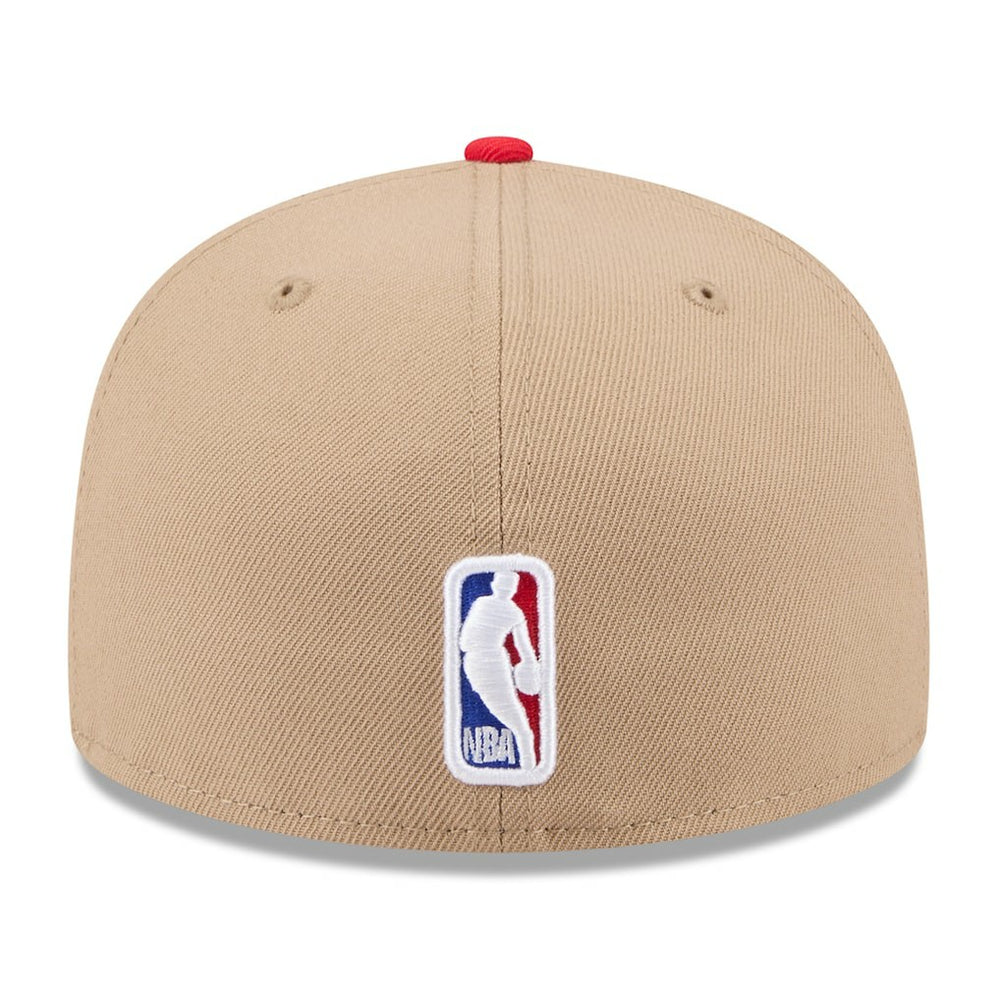 Chicago Bulls 2024 NBA Draft 59FIFTY Fitted Hat - Tan/Red for sale