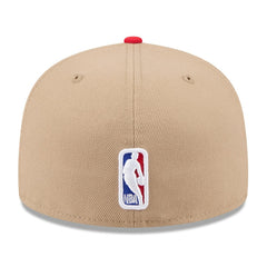 Chicago Bulls 2024 NBA Draft 59FIFTY Fitted Hat - Tan/Red for sale