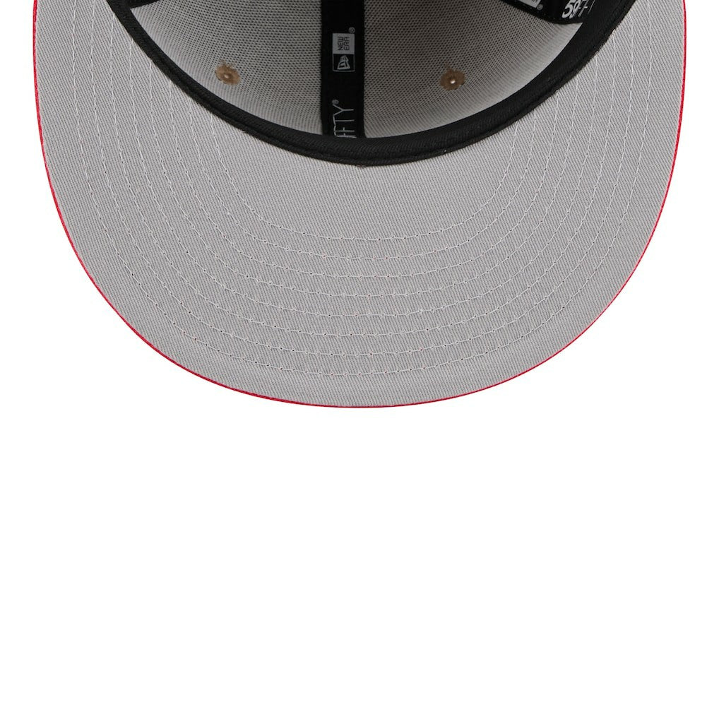 Chicago Bulls 2024 NBA Draft 59FIFTY Fitted Hat - Tan/Red for sale