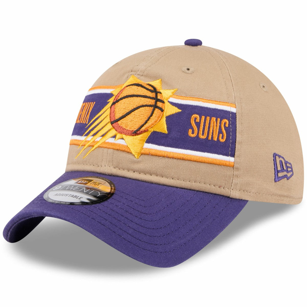 Phoenix Suns 2024 NBA Draft 9TWENTY Adjustable Hat - Tan/Purple outlet