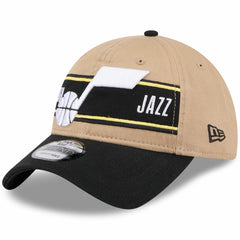 Utah Jazz 2024 NBA Draft 9TWENTY Adjustable Hat - Tan/Black cheap