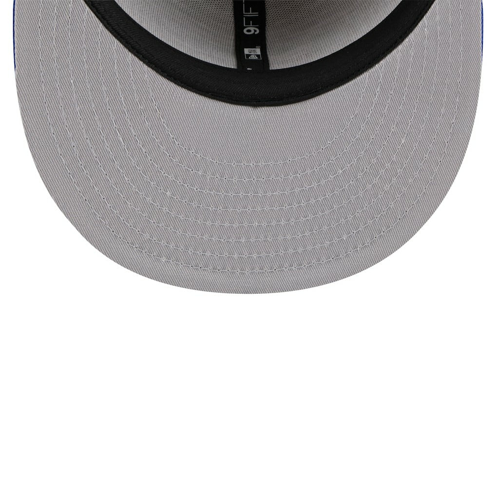 Philadelphia 76ers 2024 NBA Draft 9FIFTY Snapback Hat - Tan/Royal for sale