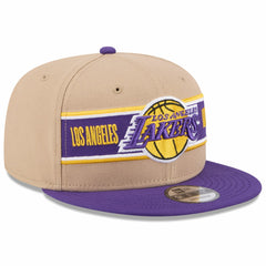 Los Angeles Lakers 2024 NBA Draft 9FIFTY Snapback Hat - Tan/Purple outlet