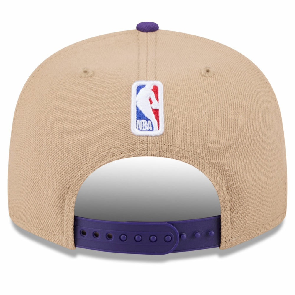 Los Angeles Lakers 2024 NBA Draft 9FIFTY Snapback Hat - Tan/Purple outlet